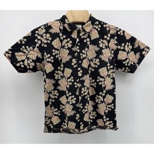 Katin Hawaiian Shirt Men's‎ Size M 100% Cotton Floral Tropical Beach Aloha